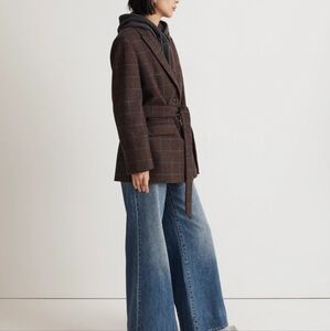 Madewell  The Bedford Belted Oversized Blazer